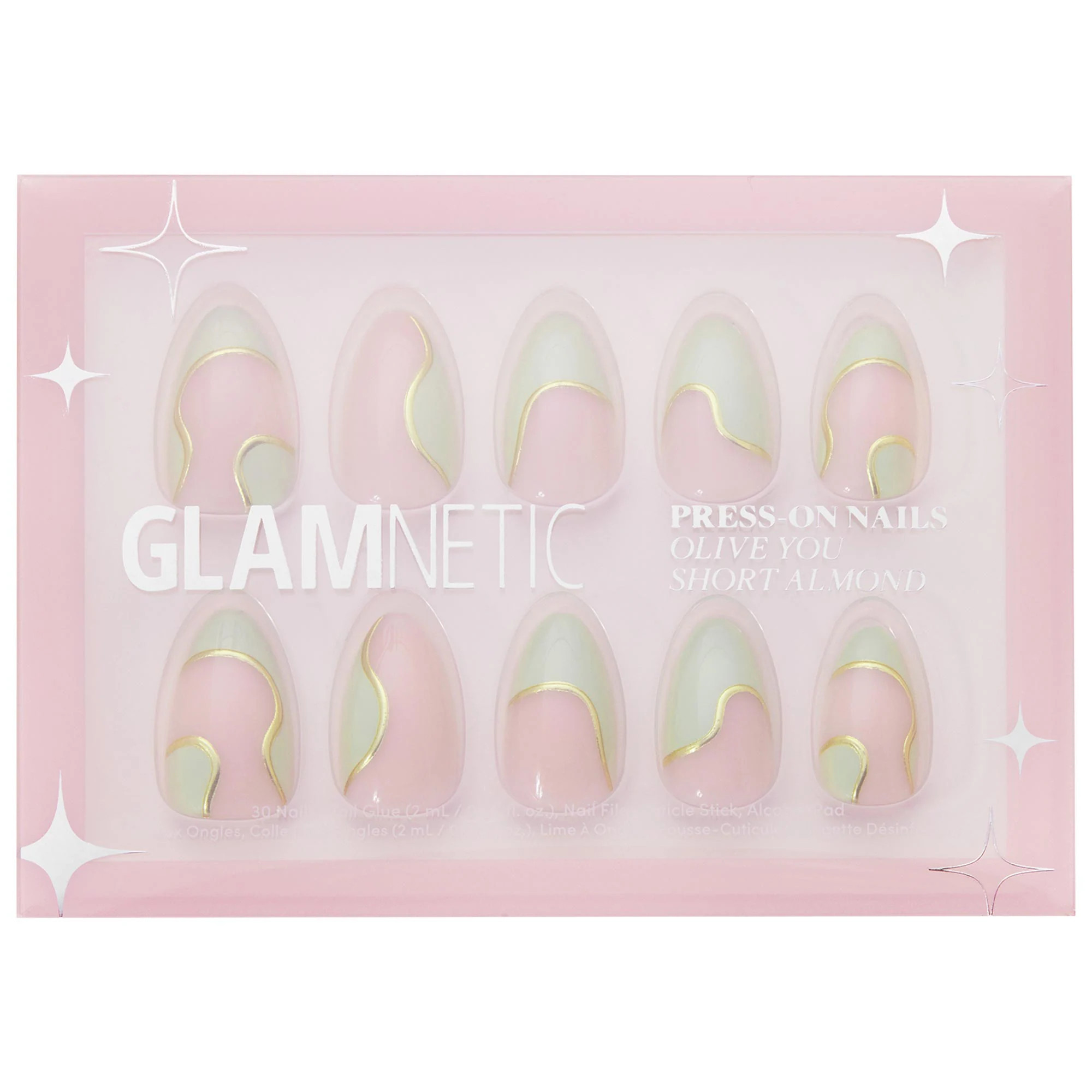 Glamnetic Press-On Nail Kit Olive You | Sephora (US)