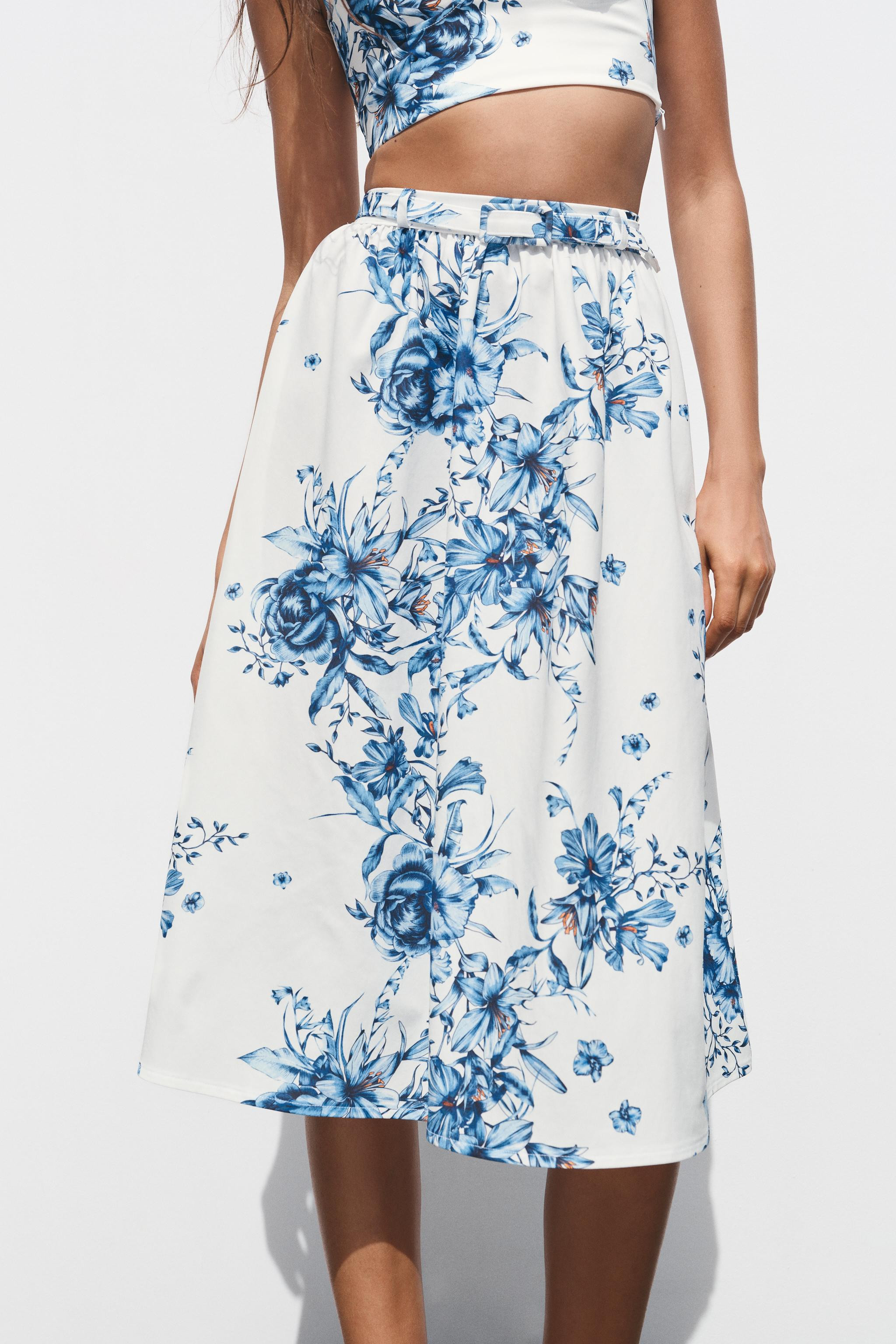PRINTED MAXI SKIRT | Zara DE