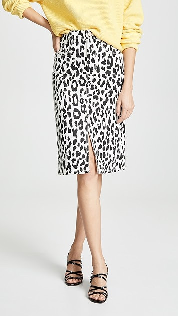 Cheetah Print Midi Skirt | Shopbop