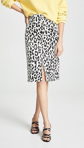 Cheetah Print Midi Skirt | Shopbop