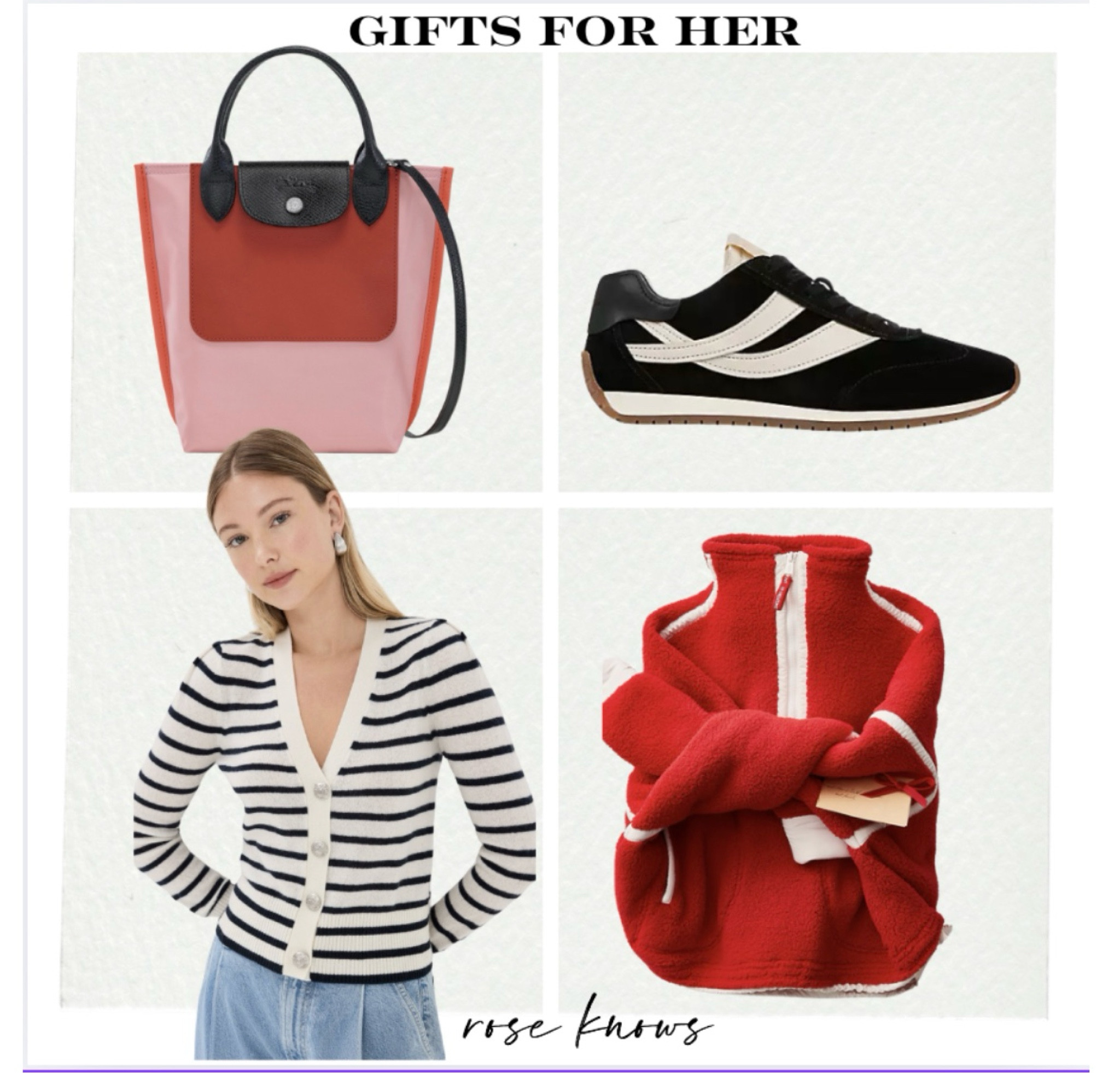 Great gifts for you or someone you love 🎁

Gift guide 
Gifts for her 
Free people 
Longchamp 

#LTKFindsUnder100 #LTKHoliday #LTKGiftGuide