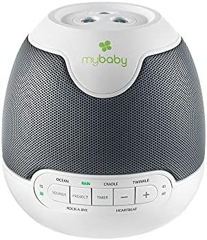 MyBaby, SoundSpa Lullaby - Sounds & Projection, Plays 6 Sounds & Lullabies, Image Projector Featu... | Amazon (US)