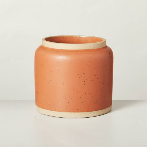 Harvest Spice Speckled Ceramic Candle Burnt Orange - Hearth & Hand™ with Magnolia | Target