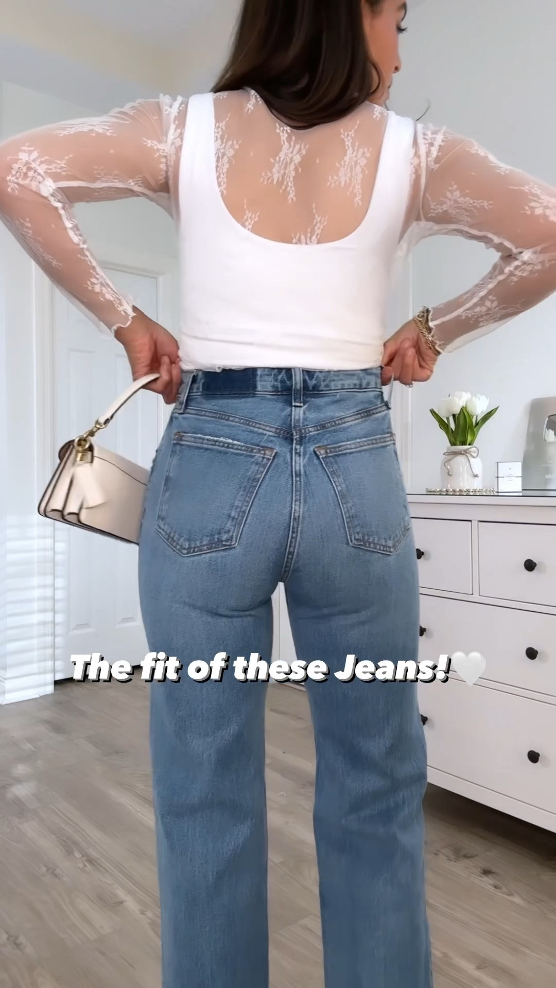 Wearing the 90s curve love relax jeans in size 24L. Mesh top comes in a lot of colors and is super affordable from Amazon. Coach handbag comes with two straps. Shoulder strap and a Crossbody strap. Also available in a bigger size. 26. I am using size tabby, 20 bodysuit Size small, and is double layer#LTKVideo#LTKSpringSale 

#LTKFindsUnder100 #LTKSaleAlert #LTKSeasonal