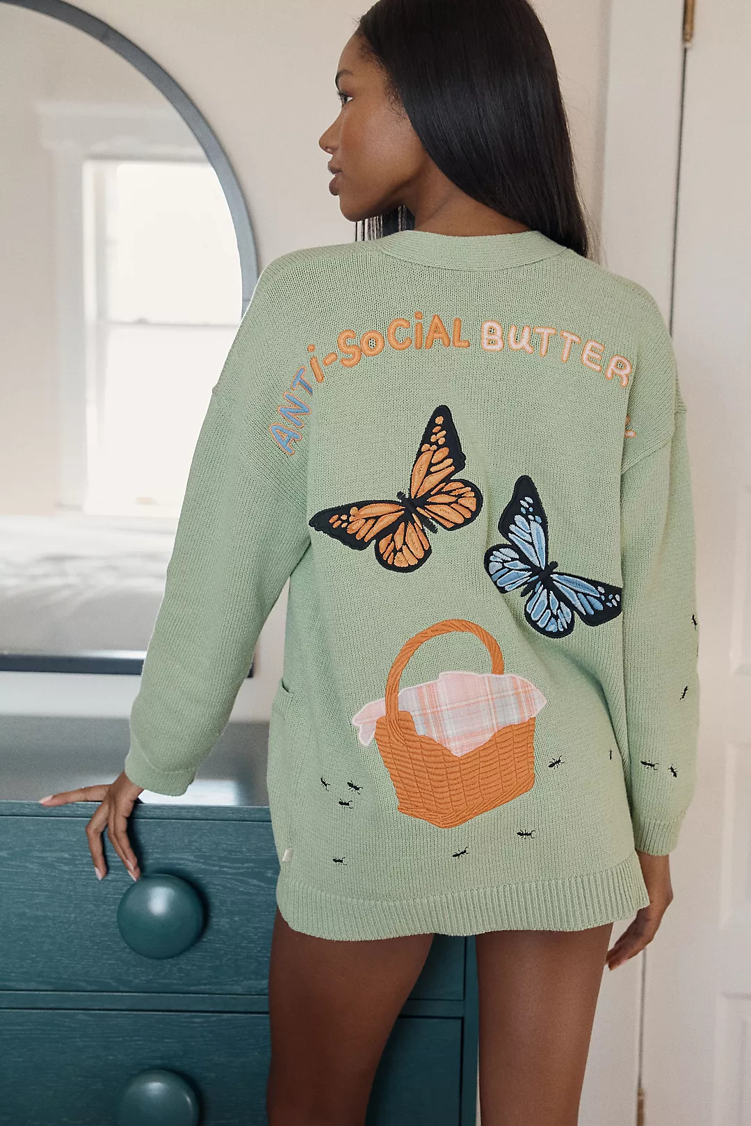 LyreBird Picnic Friends Sleep Sweater | Anthropologie (US)