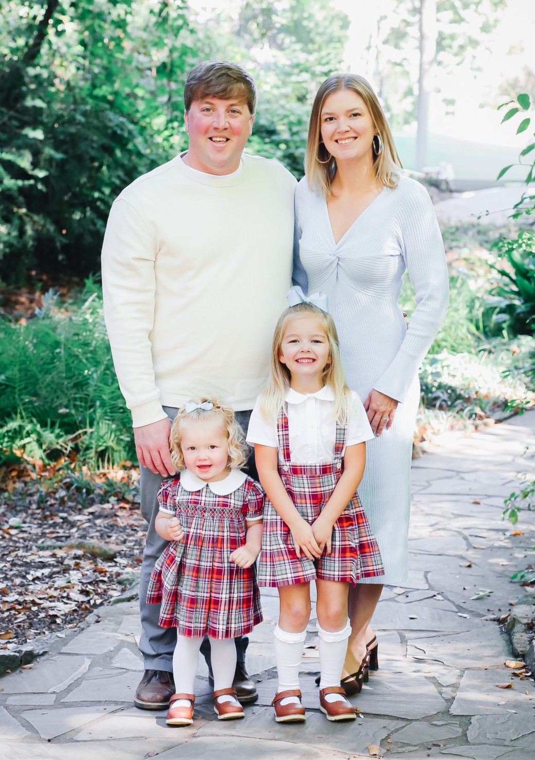 We got our Christmas pictures back and they are so sweet!🥹 Here’s what we wore...

*the girls’ plaid dresses are from Bella Bliss

#LTKTall #LTKSeasonal #LTKKids