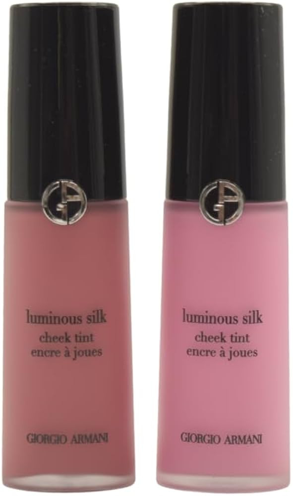 GIORGIO ARMANI Dúo de mejillas brillantes - 53 rosa intenso y 1 halo | Amazon (US)