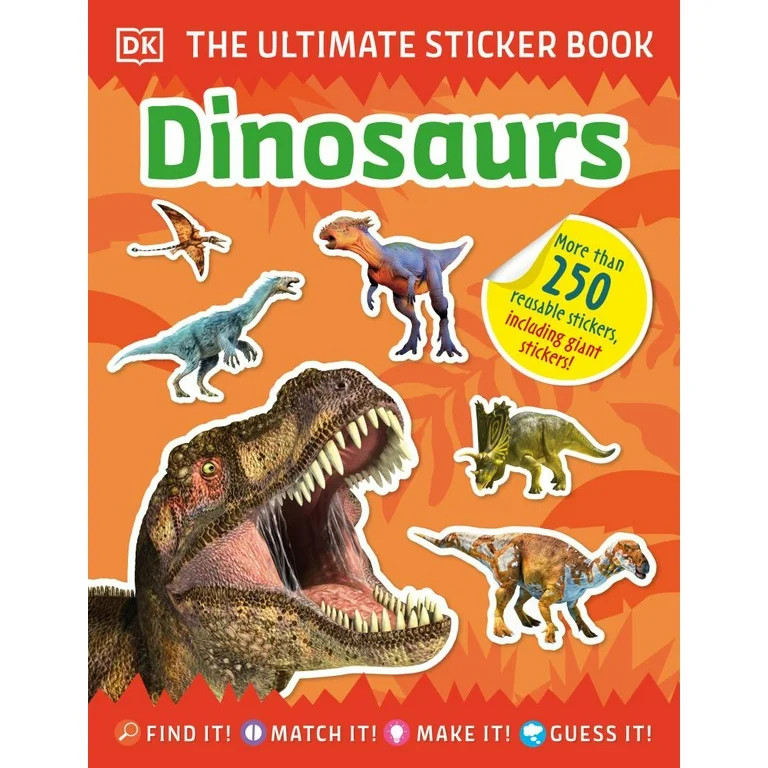 The Ultimate Sticker Book Dinosaurs (Paperback) - Walmart.com | Walmart (US)