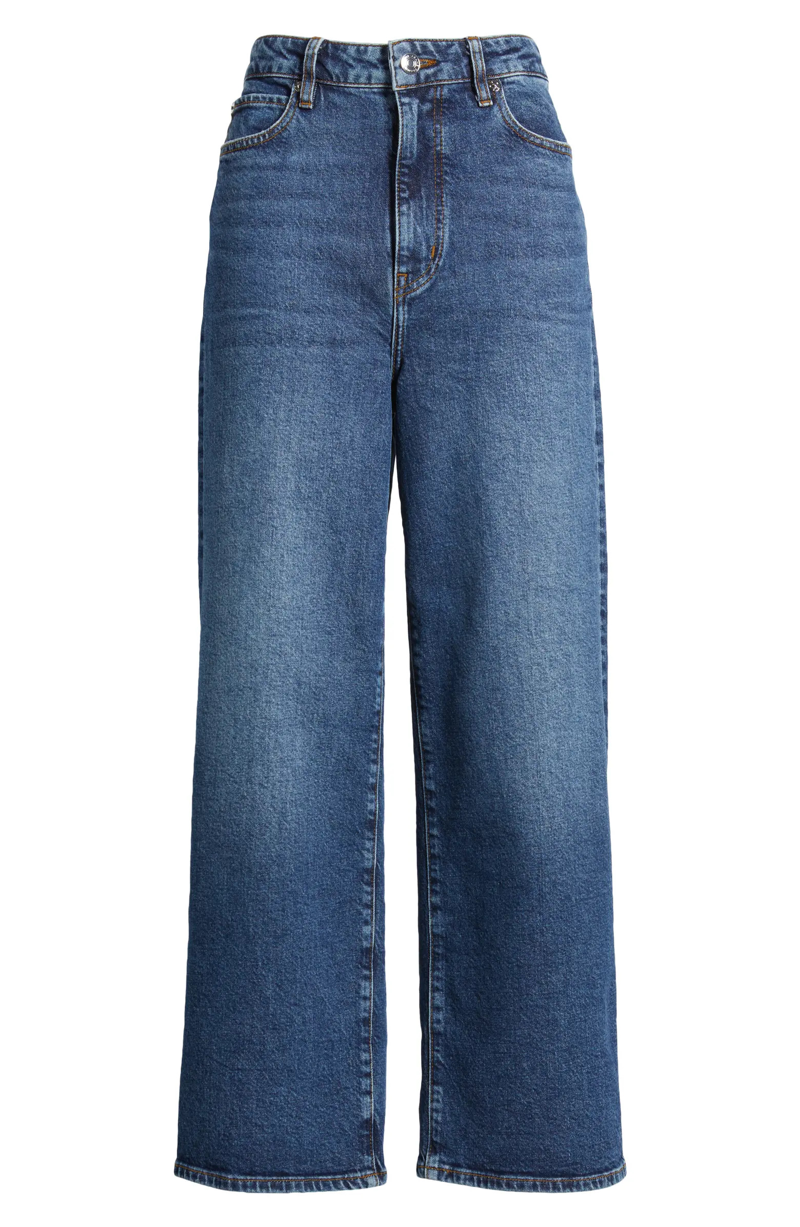 The Wide High Waist Ankle Wide Leg Jeans | Nordstrom