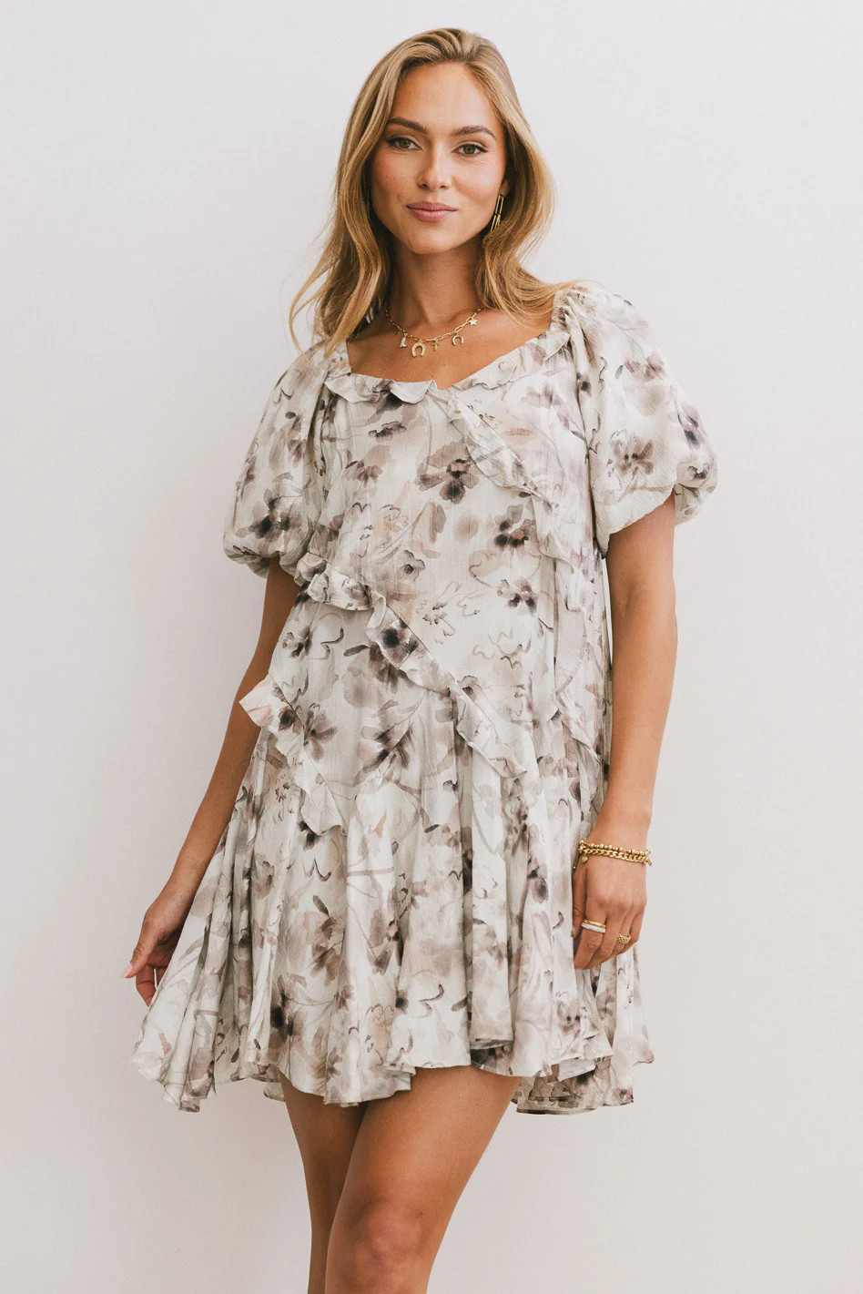 Florence Ruffled Mini Dress | Böhme US