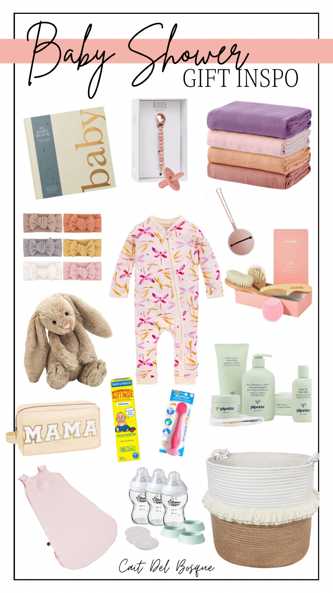 Baby girl shower gift inspo for the mama to be! 💕 

baby shower
gift ideas 
baby gift
maternity
new mom
baby gift ideas
Amazon
baby products 
baby registry 
baby girl onesie
baby girl outfit
baby girl 

#LTKunder50 #LTKbump #LTKbaby