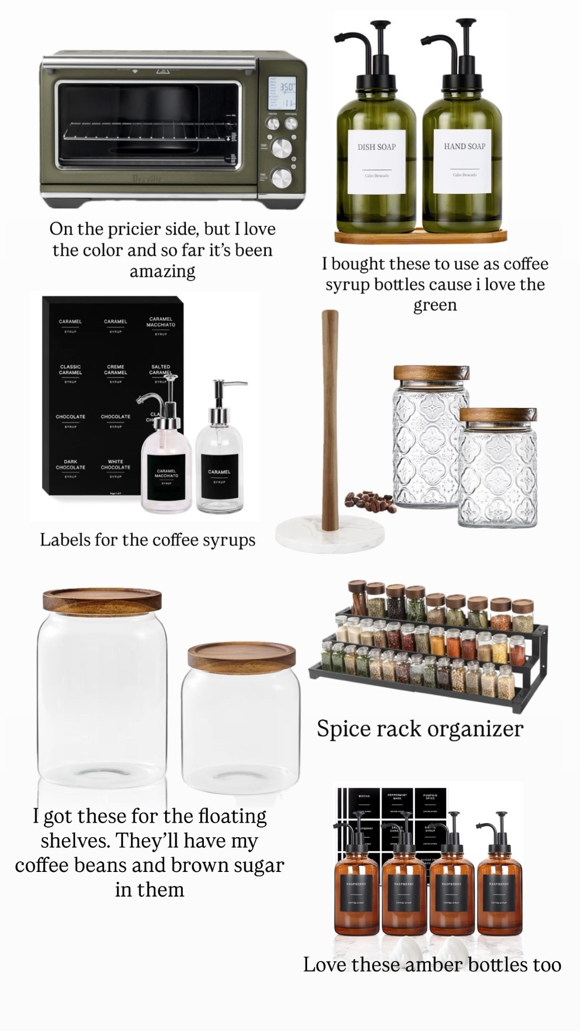 Kitchen items I’ve purchased! 

#LTKSeasonal #LTKhaul #LTKHome