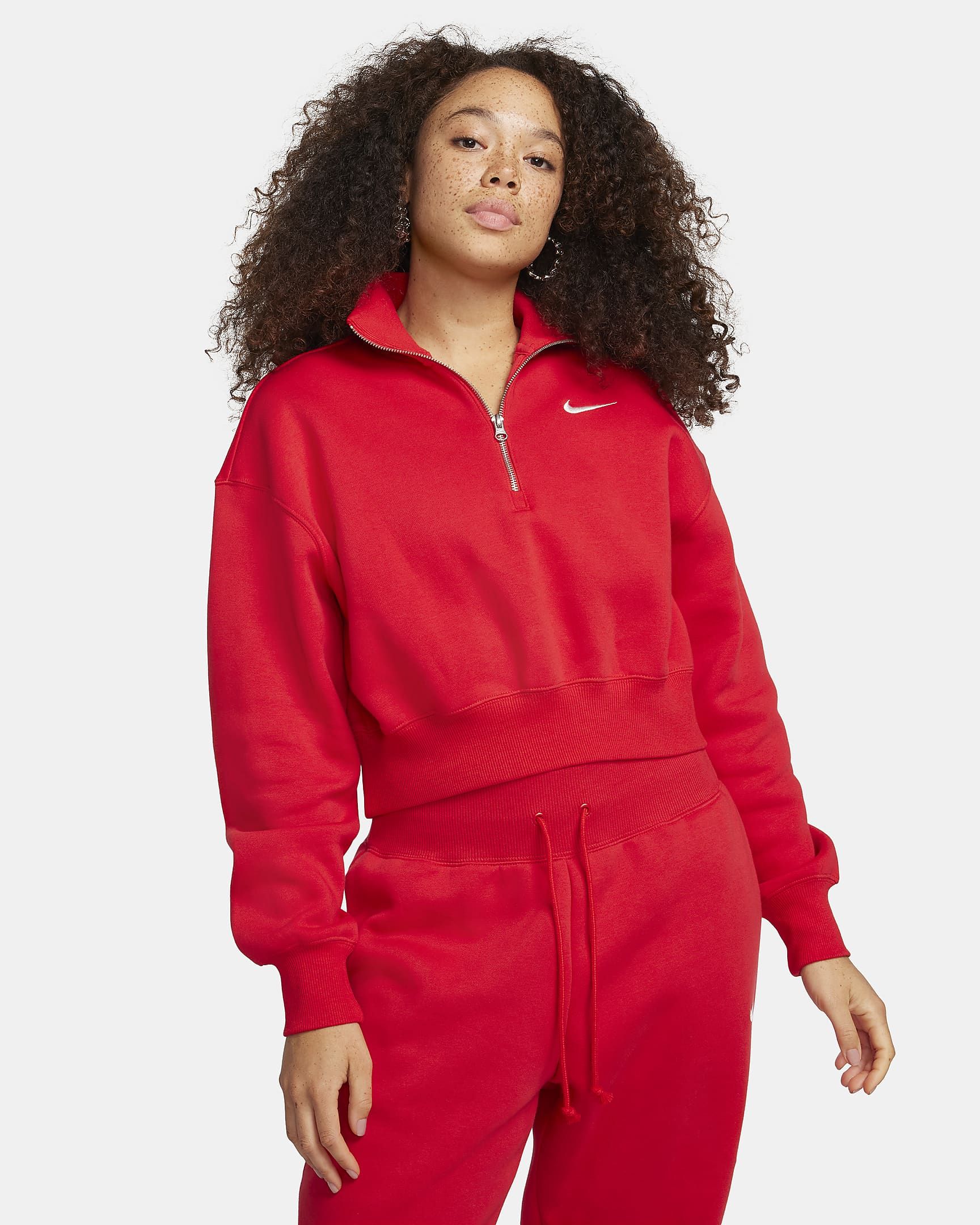 Nike Sportswear Phoenix Fleece Women's 1/2-Zip Cropped Sweatshirt. Nike.com | Nike (US)