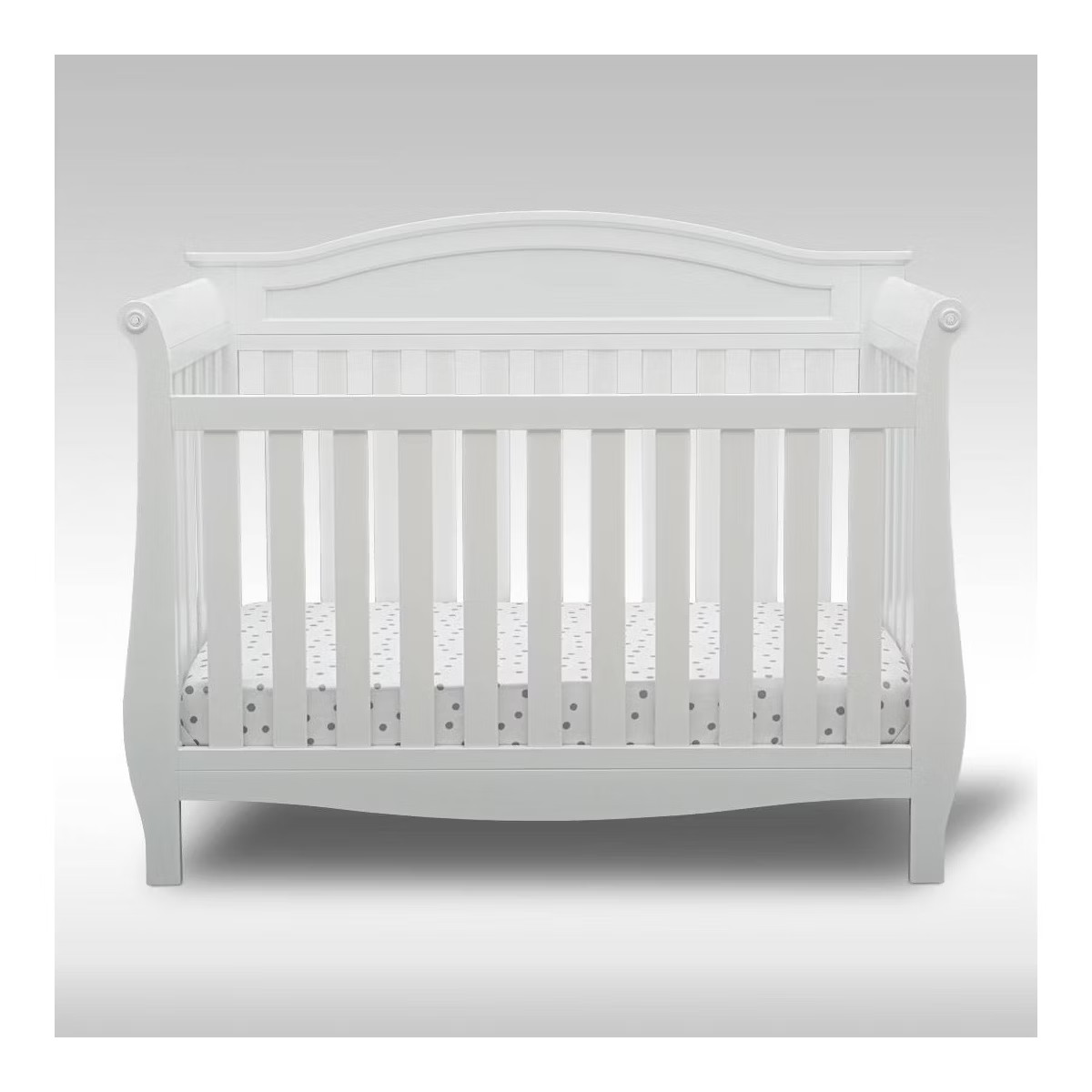 Delta Children Lancaster 4-in-1 Convertible Crib - Bianca White | Target