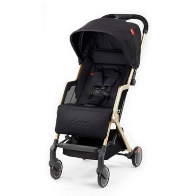 Diono™ Traverze Luxe Super-Compact Stroller in Black Cube Platinum/Gold | buybuy BABY