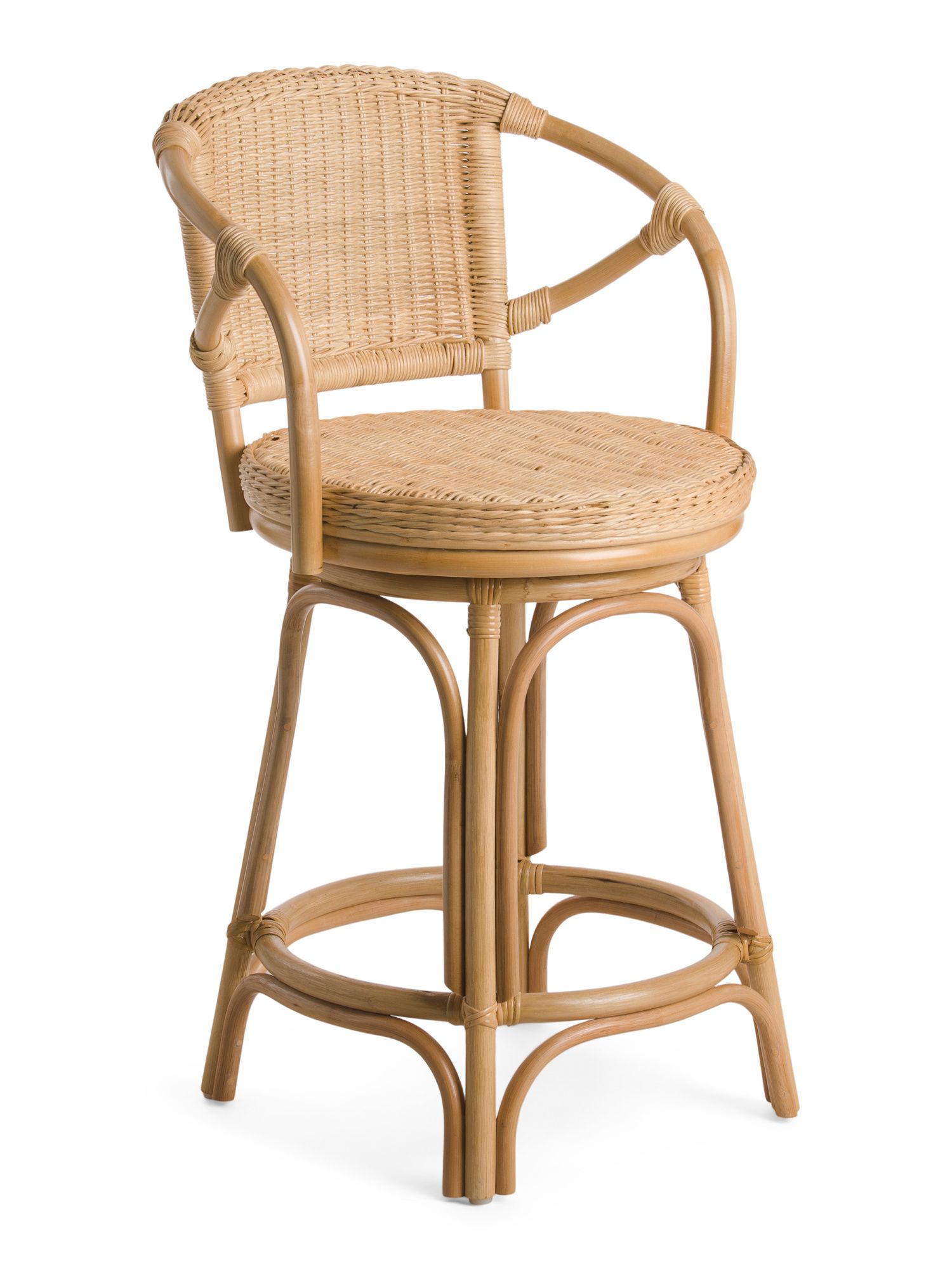 Set Of 2 Mona Rattan Swivel Seat Chairs | Furniture & Lighting | Marshalls | Marshalls