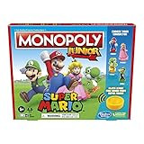 Monopoly Junior Super Mario Edition Board Game, Fun Kids' Game Ages 5 and Up, Explore The Mushroo... | Amazon (US)