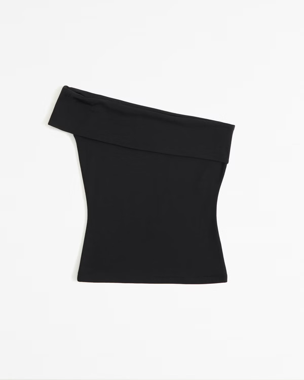 Asymmetrical Cotton-Modal Top | Abercrombie & Fitch (US)