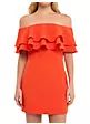 Ruffled Off Shoulder Mini Dress | Saks Fifth Avenue