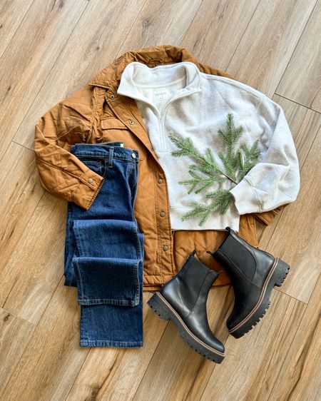 Winter outfit. Fall outfit. Jacket. Boots. Christmas outfit. 

#LTKSeasonal #LTKGiftGuide #LTKHoliday
