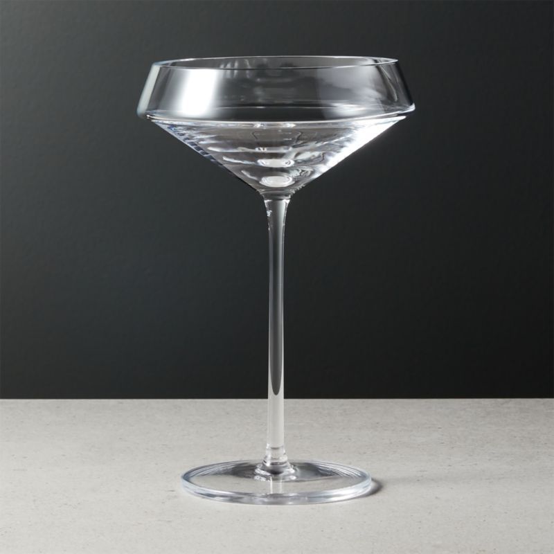 Joplin Coupe Cocktail GlassCB2 Exclusive Purchase now and we'll ship when it's available.    Est... | CB2