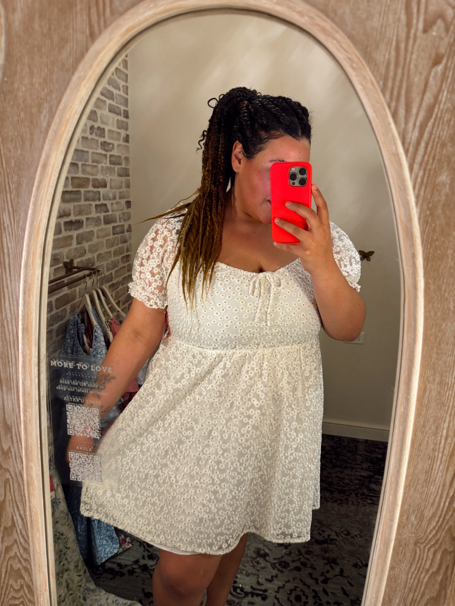 White Eloise Floral Dress from Arula 🫶🏽 Loving these see through sleeves and the overall material of the dress. So classy! I’m 5’10 and typically a 2X (wearing size B)

#LTKwedding #LTKplussize #LTKSeasonal