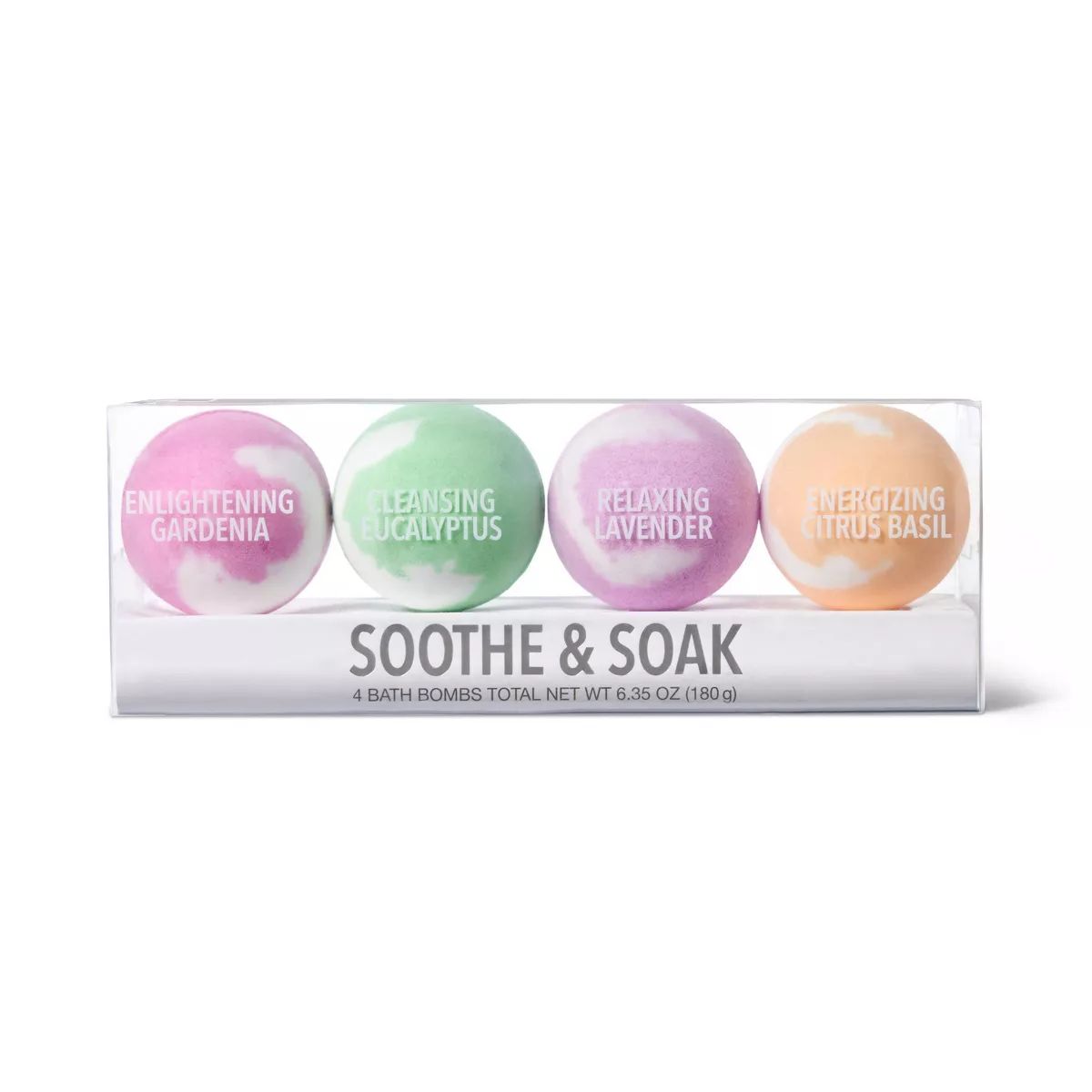 Soothe & Soak Bath Bomb Gift Set - 4pc | Target