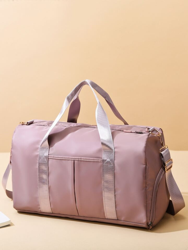Waterproof Large Capacity Travel Bag With Wet/dry Separation Pocket And Shoe Compartment Fits Ove... | SHEIN