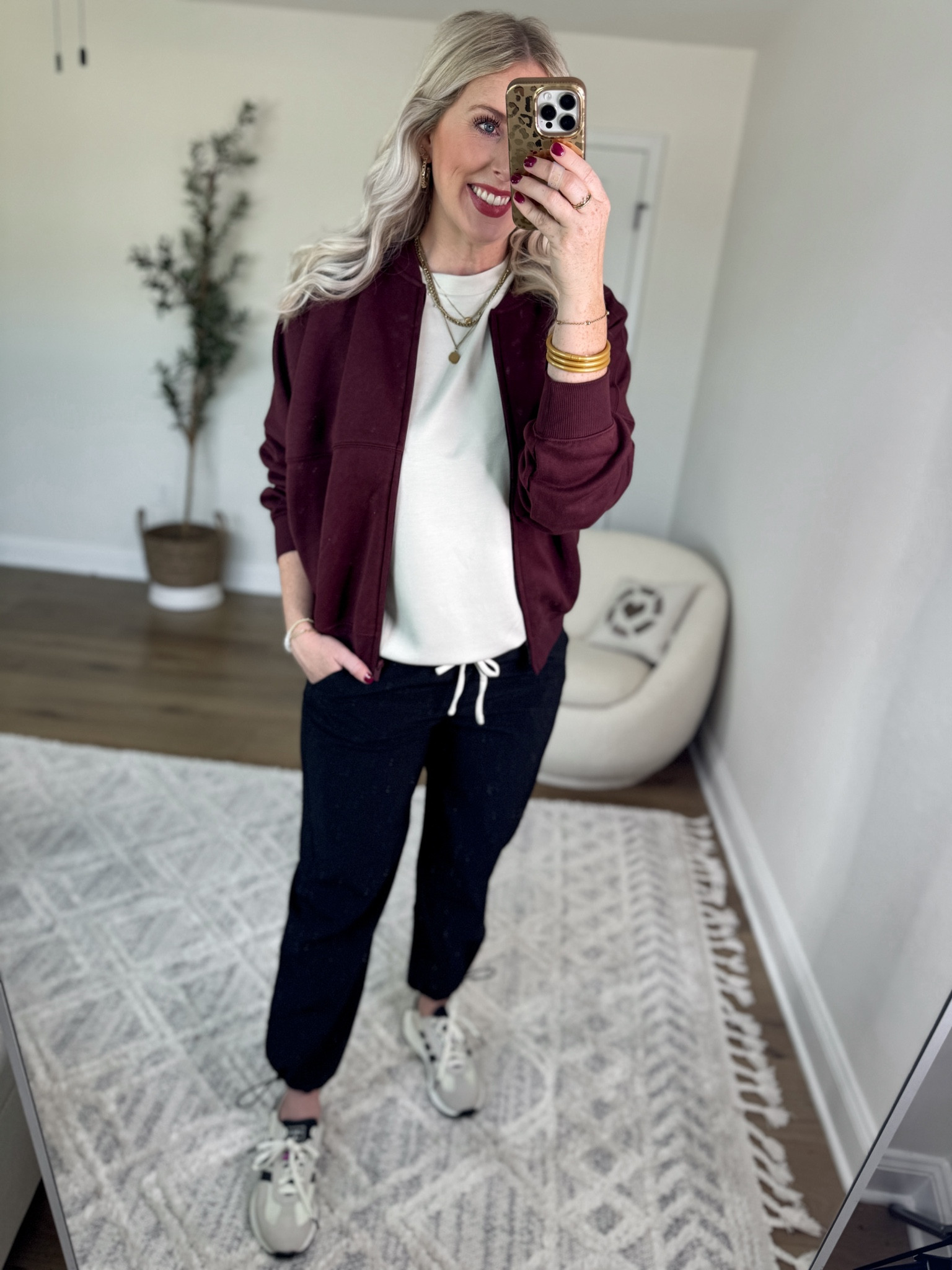 Daily try on, Walmart outfit, Walmart fashion, Walmart try on, Walmart activewear, activewear outfit, Avia, bomber jacket, scuba tee, black sweats 

Medium in everything!!

#LTKFindsUnder50 #LTKStyleTip #LTKActive