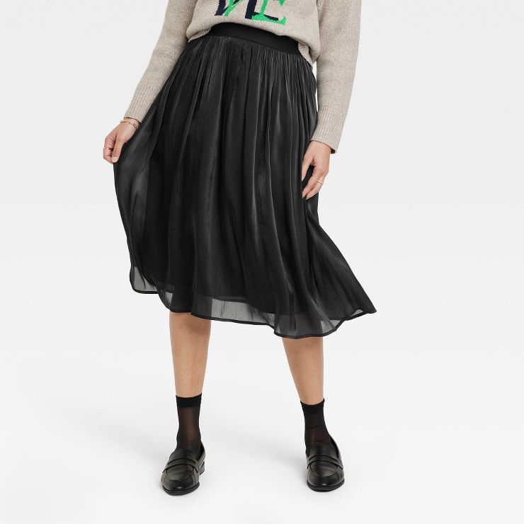 Women's Pleated Midi Skirt - A New Day™ | Target