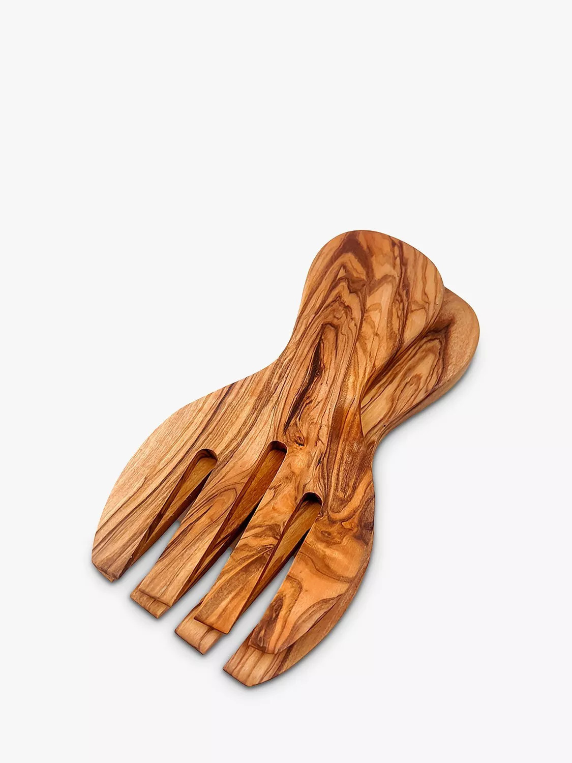 Selbrae House Olive Wood Salad Server Hands | John Lewis (UK)