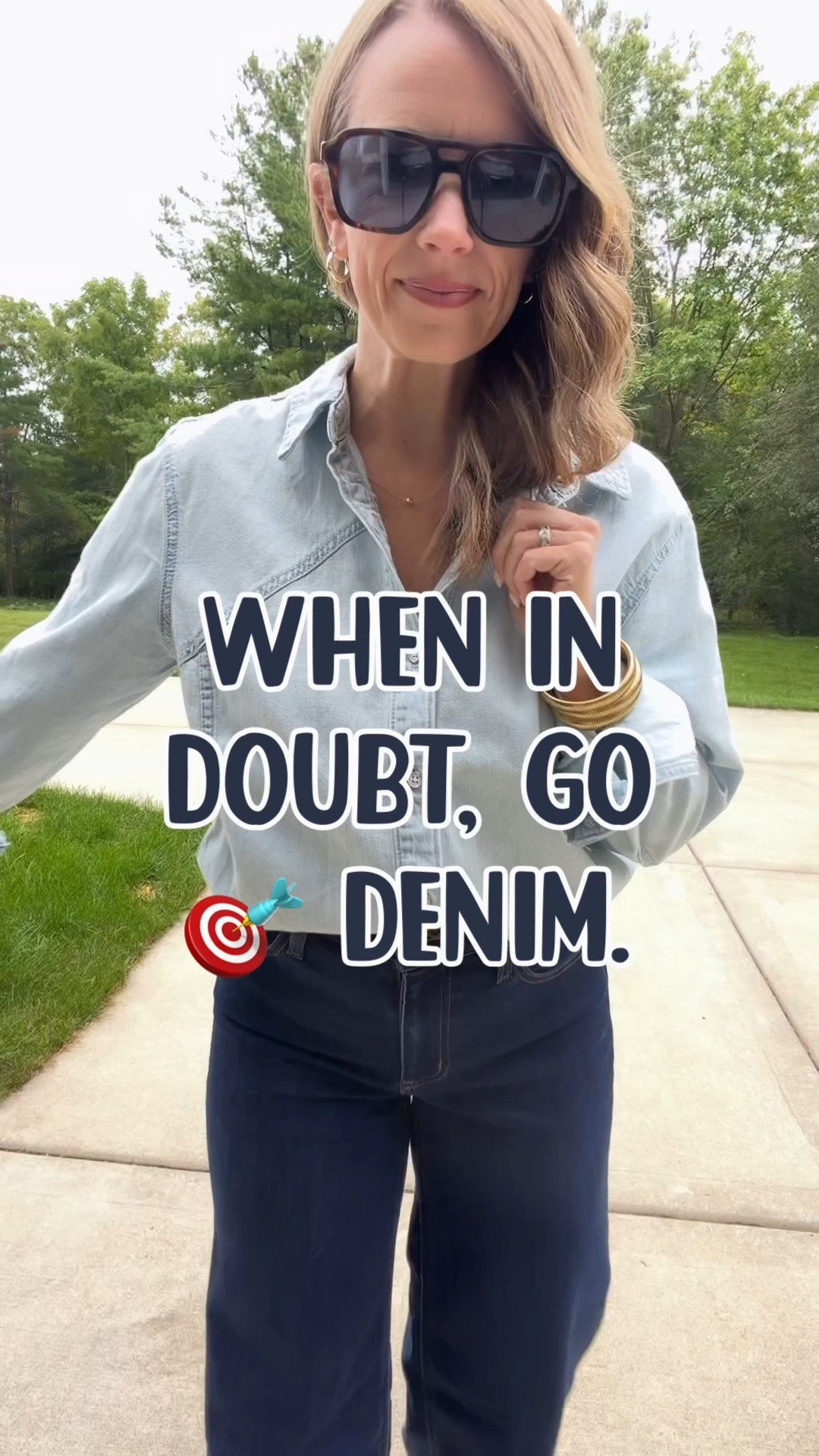 When you’re unsure what to wear, grab some good denim!! Looks good every time!! **

#LTKgrwm #LTKdayinmylife #LTKootd