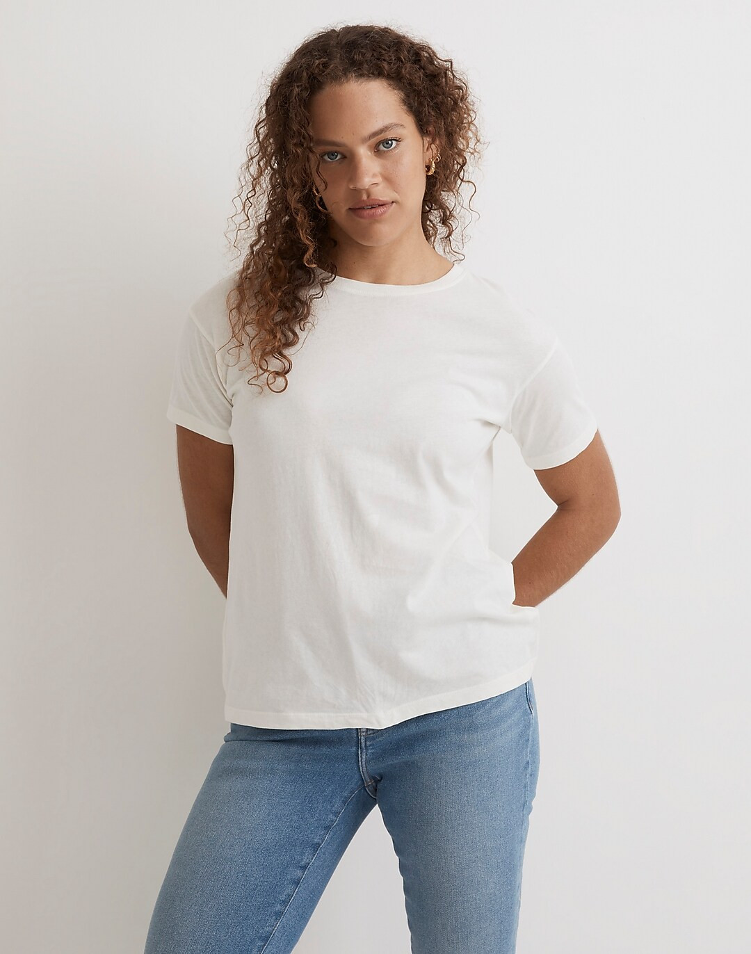 Softfade Cotton Oversized Tee | Madewell