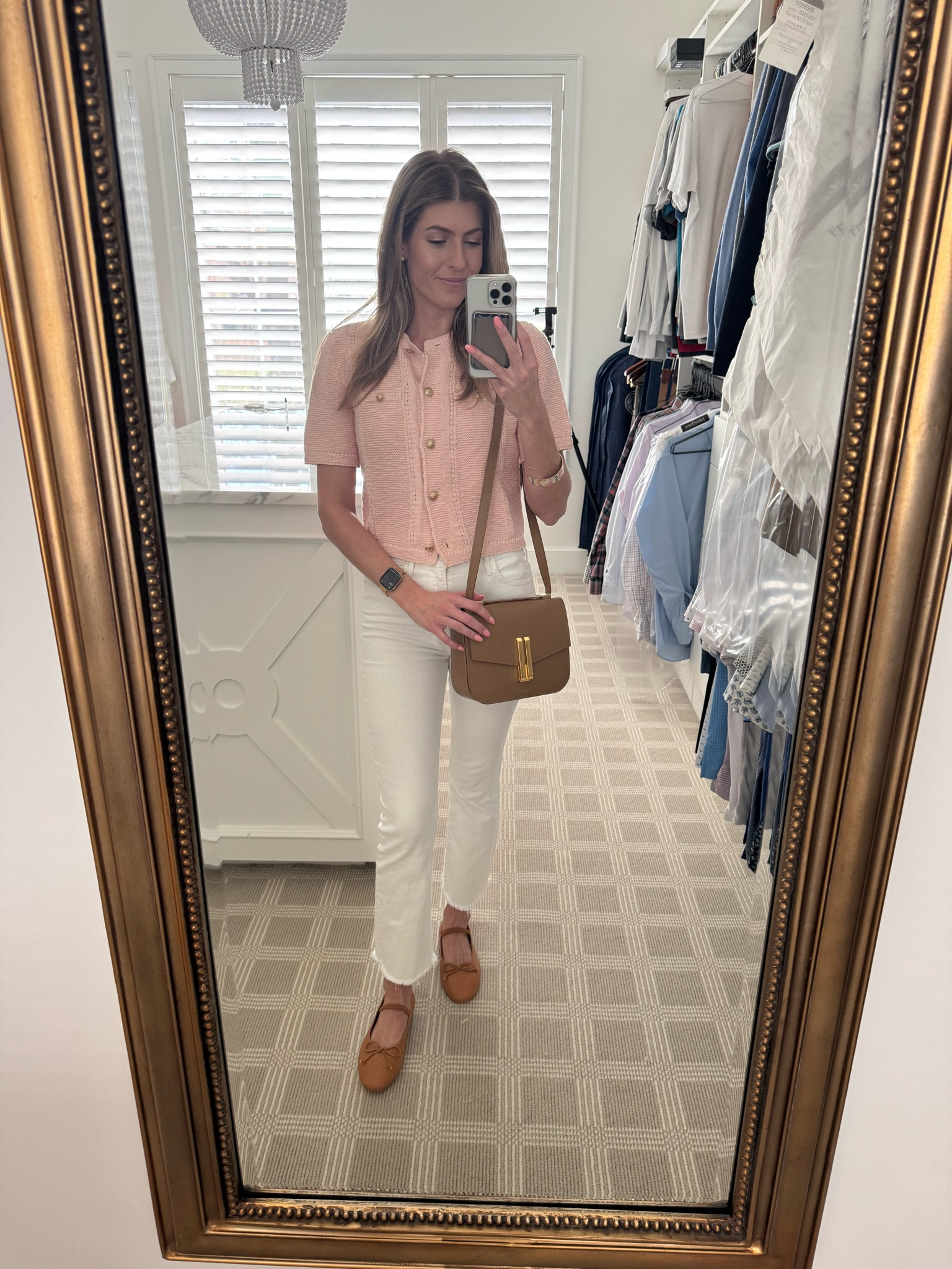 Spring sweater, short sleeve cardigan, Easter outfit, pink sweater, spring fashion, spring outfit, white jeans 

#LTKSeasonal #LTKStyleTip