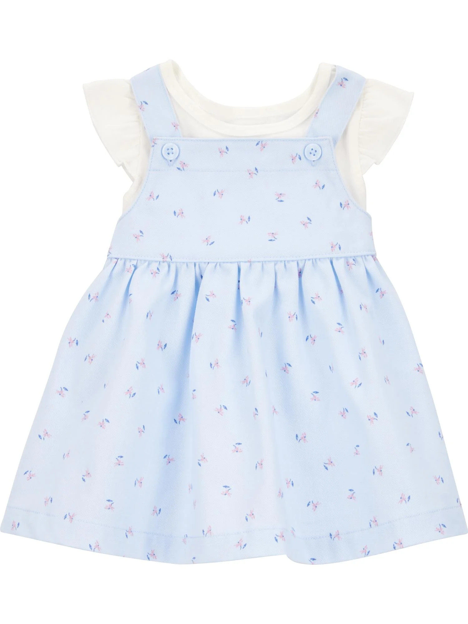 Carter's Child of Mine Baby Girl Dress Set, 2-Piece, Sizes 0/3-24 Months | Walmart (US)