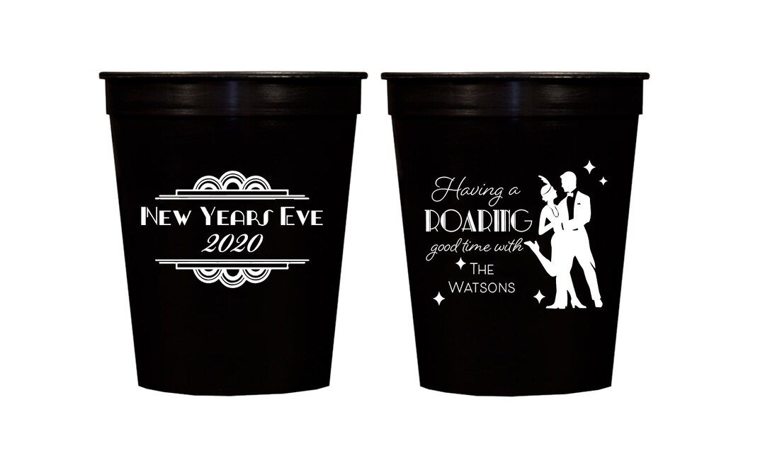 NYE Cups NYE Party Favor Roaring 20s New Years Eve Party - Etsy | Etsy (US)