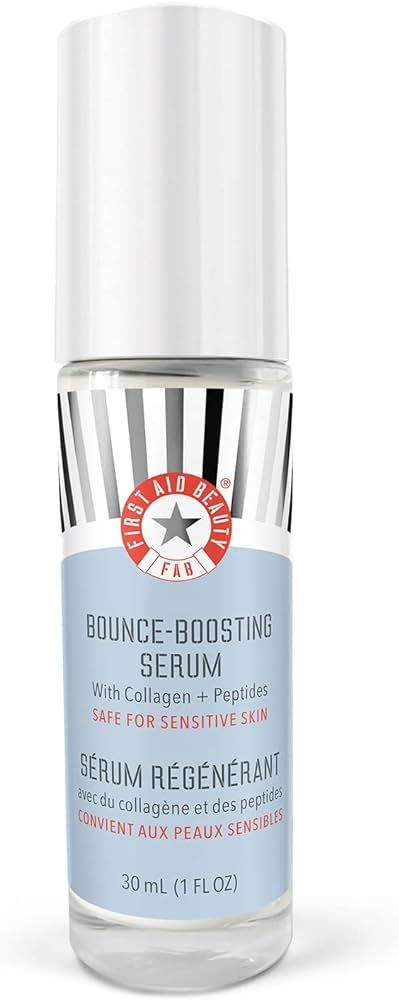 First Aid Beauty Bounce Boosting Serum with Collagen + Peptides, Helps Smooth Fine Lines + Wrinkl... | Amazon (US)