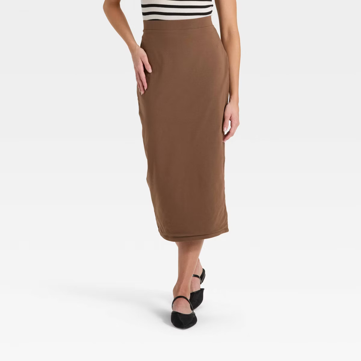 Women's Compression Midi A-Line Skirt - A New Day™ | Target