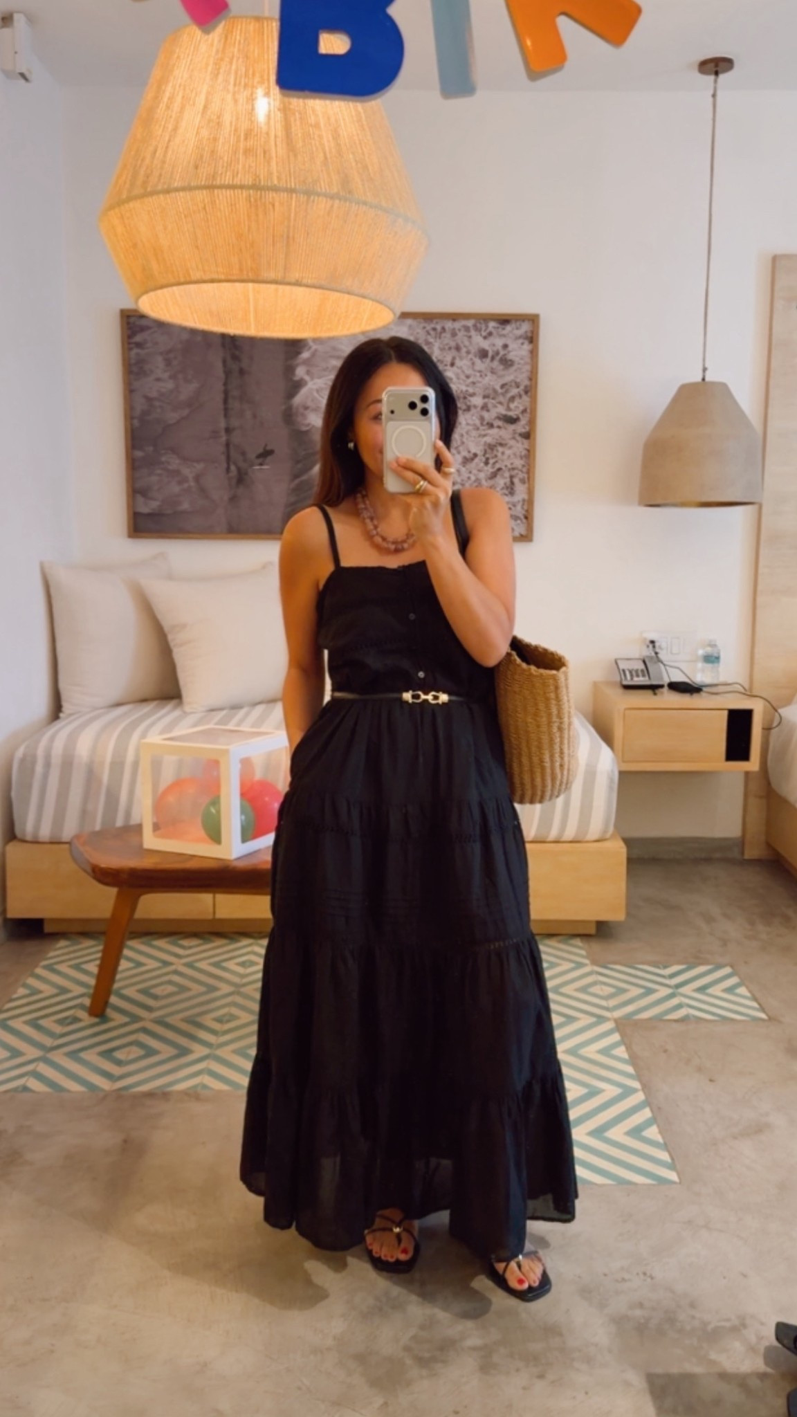 Breakfast #ootd  dress and necklace are a Target find! Fits TTS  #cabo #resortwear 

#LTKOver40