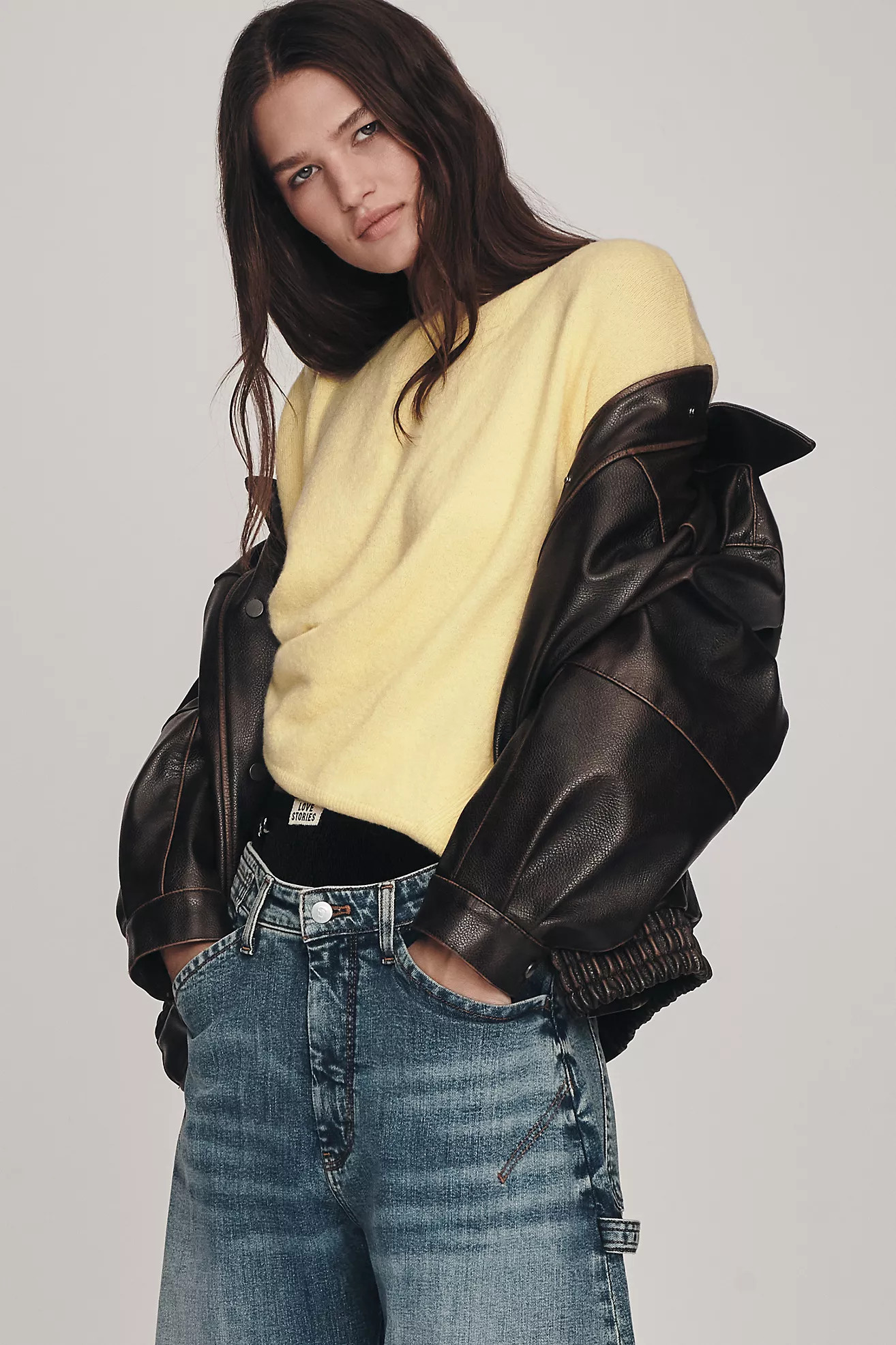 The Haley Boat-Neck Wool Blend Sweater | Anthropologie (US)