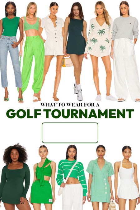 Golf Tournament Outfit Ideas ⛳️🏌️💚

#LTKSpringSale #LTKSeasonal #LTKstyletip