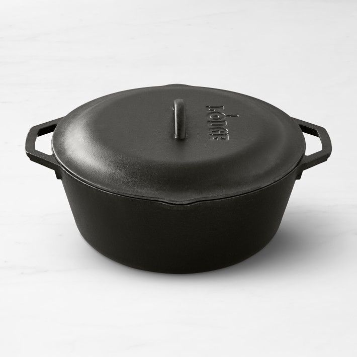 Lodge Seasoned Cast Iron Dutch Oven | Williams-Sonoma