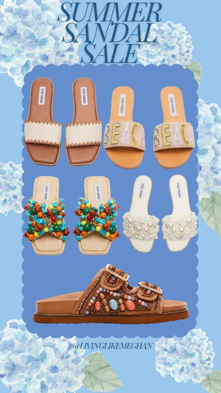 Summer Sandals on sale!





Neutral sandals, pearl sandals, summer sandals, sale sandals, Steve Madden sandals, beaded sandals, beach sandals, slides, summer shoes, summer style, summer sales, shoe sale

#LTKSaleAlert #LTKFindsUnder100 #LTKShoeCrush