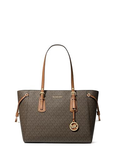 Michael Kors Voyager Medium Multi-Function Tote, Gold-Tone Hardware/Brown/Acorn | Amazon (US)