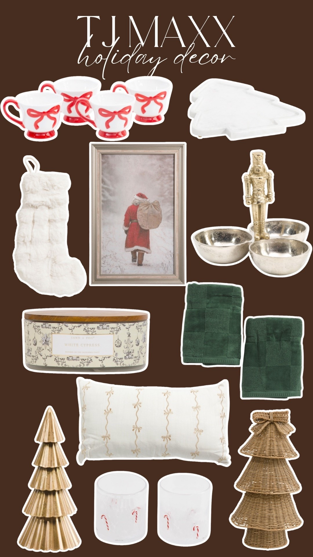 Tj maxx holiday decor favorites 

#LTKHome #LTKSeasonal #LTKFindsUnder100