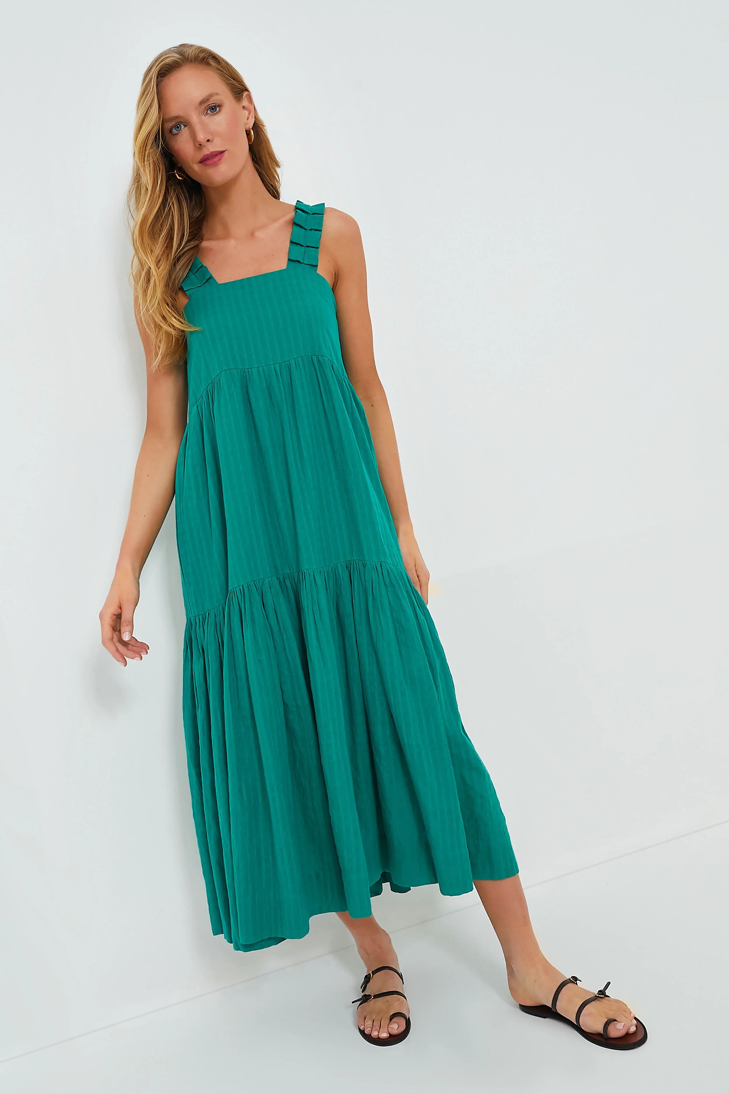 Exclusive Emerald Green Rio Dress | Tuckernuck (US)