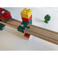 Duplo Balcony For Wooden Train Track/Brio Lillabo Playtive Hape Imaginarium Thomas Melissa & Doug | Etsy (US)