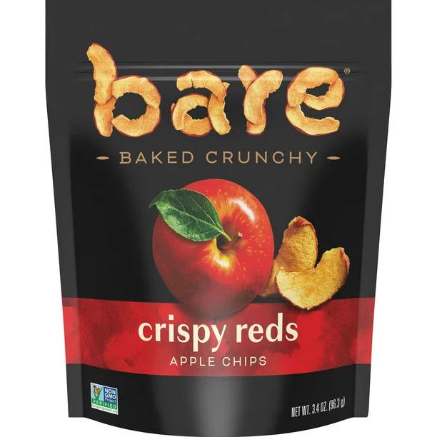 Bare Baked Crunchy Apple Chips, Fujis & Reds, 3.4 oz Bag | Walmart (US)