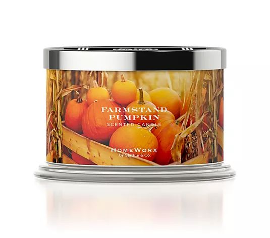 HomeWorx by Slatkin + Co. 18 oz Harvest Candles - QVC.com | QVC