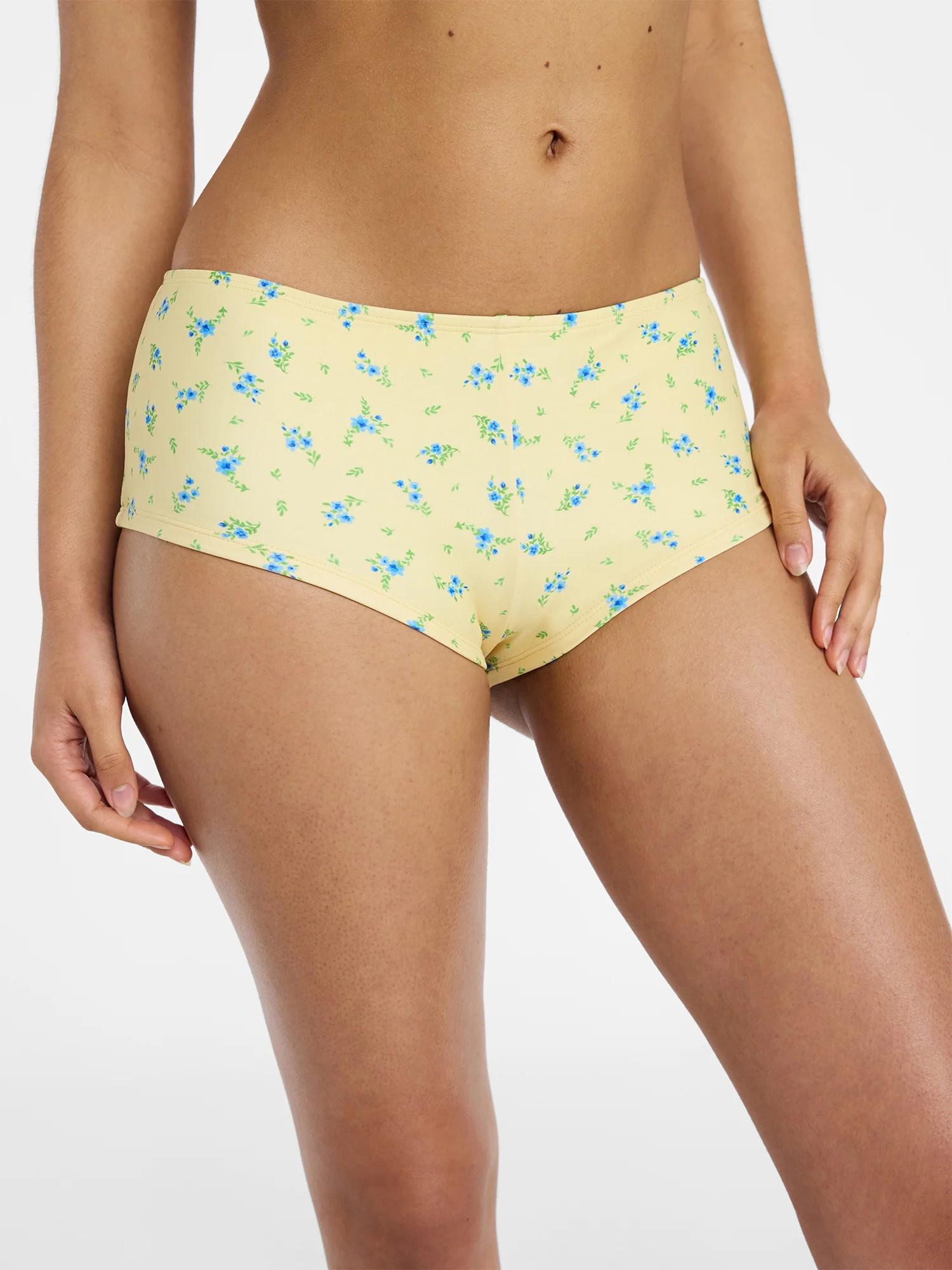 No Boundaries Boyshort Bikini Shorties, Women’s XXS-XXL | Walmart (US)